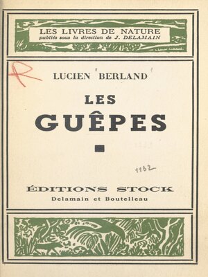 cover image of Les guêpes